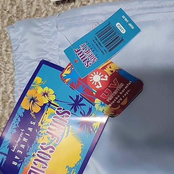 Men's Surf Society Swimwear Shorts Trunks - Picture 3 of 6